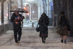 Нью-Йорк накрила снігова буря, у місті зупинився транспорт