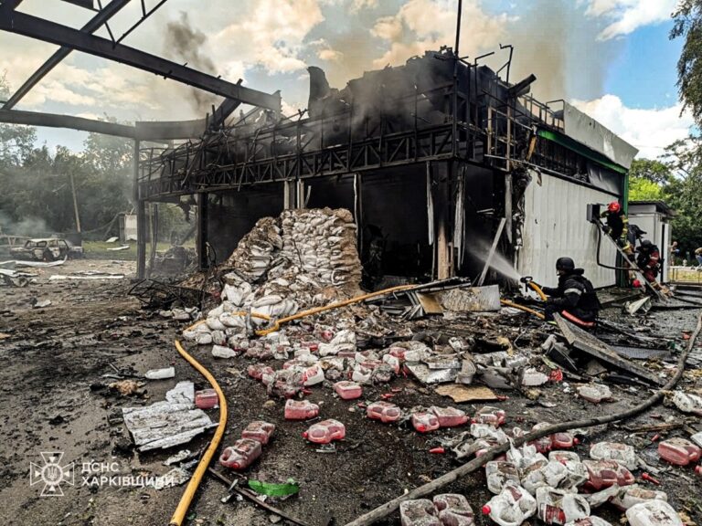 Росіяни атакували АЗС на Харківщині