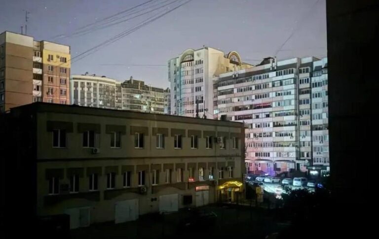 У Бєлгороді після удару стався блекаут