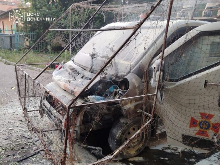 Росіяни атакували авто рятувальників у Краматорську